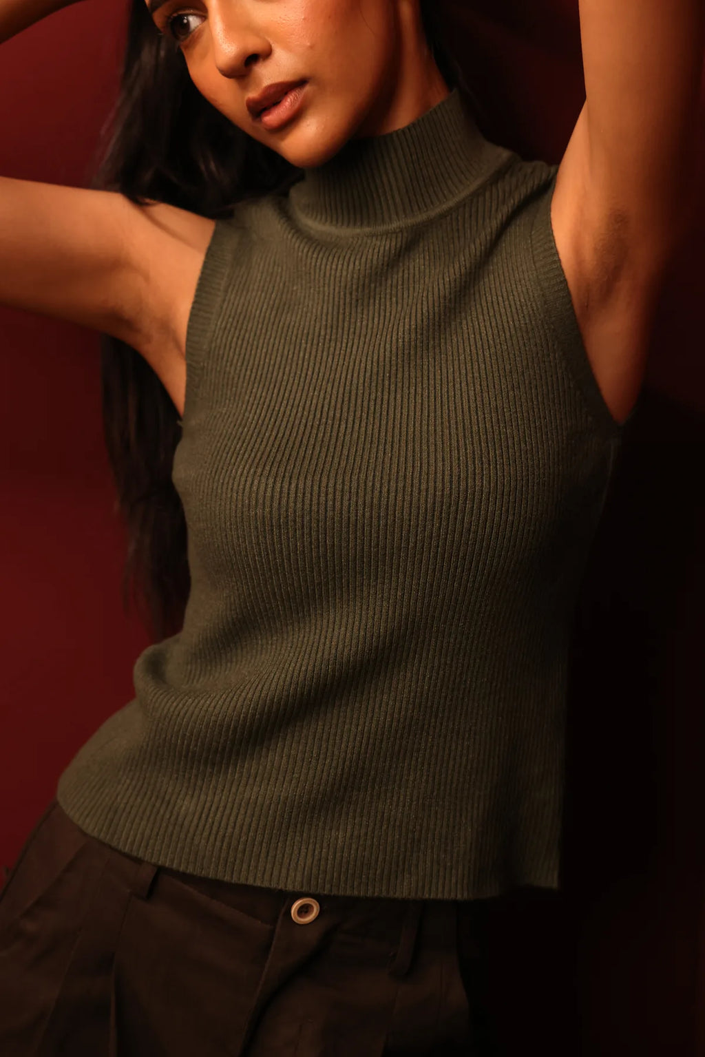 Olive Elin Knit Top