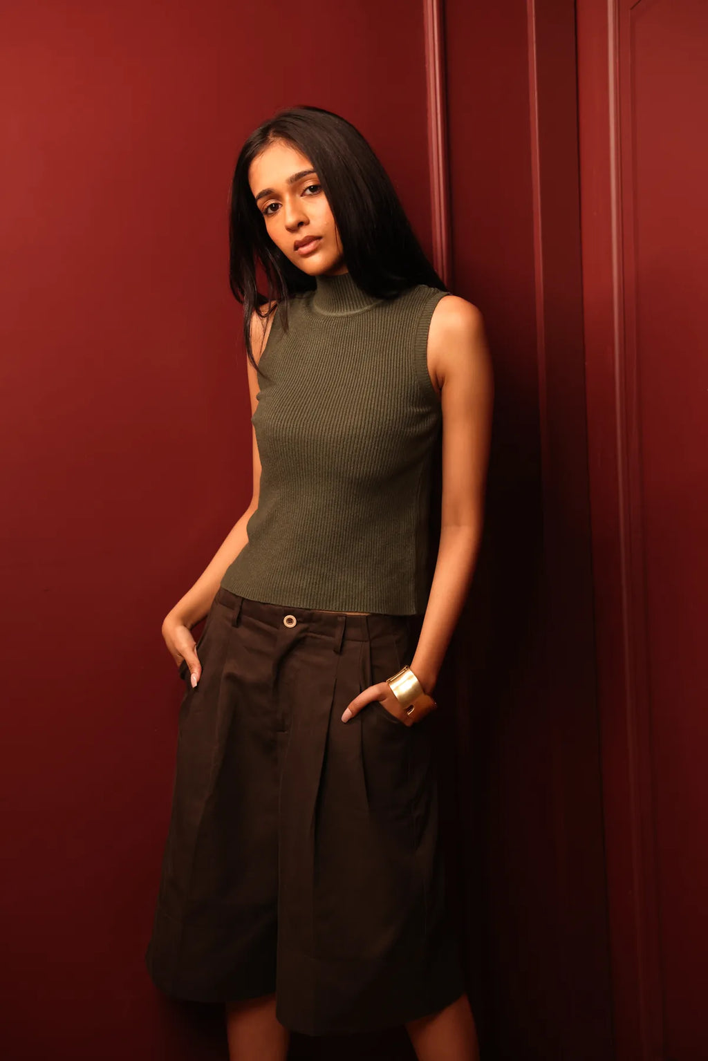 Olive Elin Knit Top