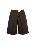 Brown Vale Pleated Shorts