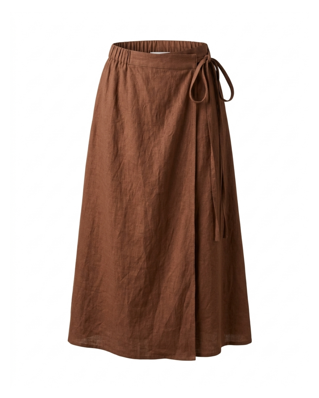Brown Nera Wrap Skirt