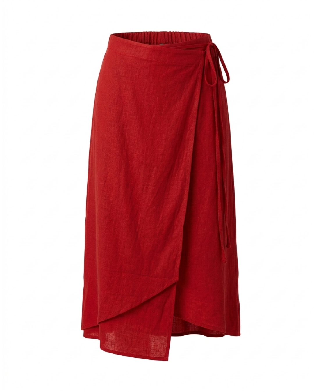 Red Nera Wrap Skirt