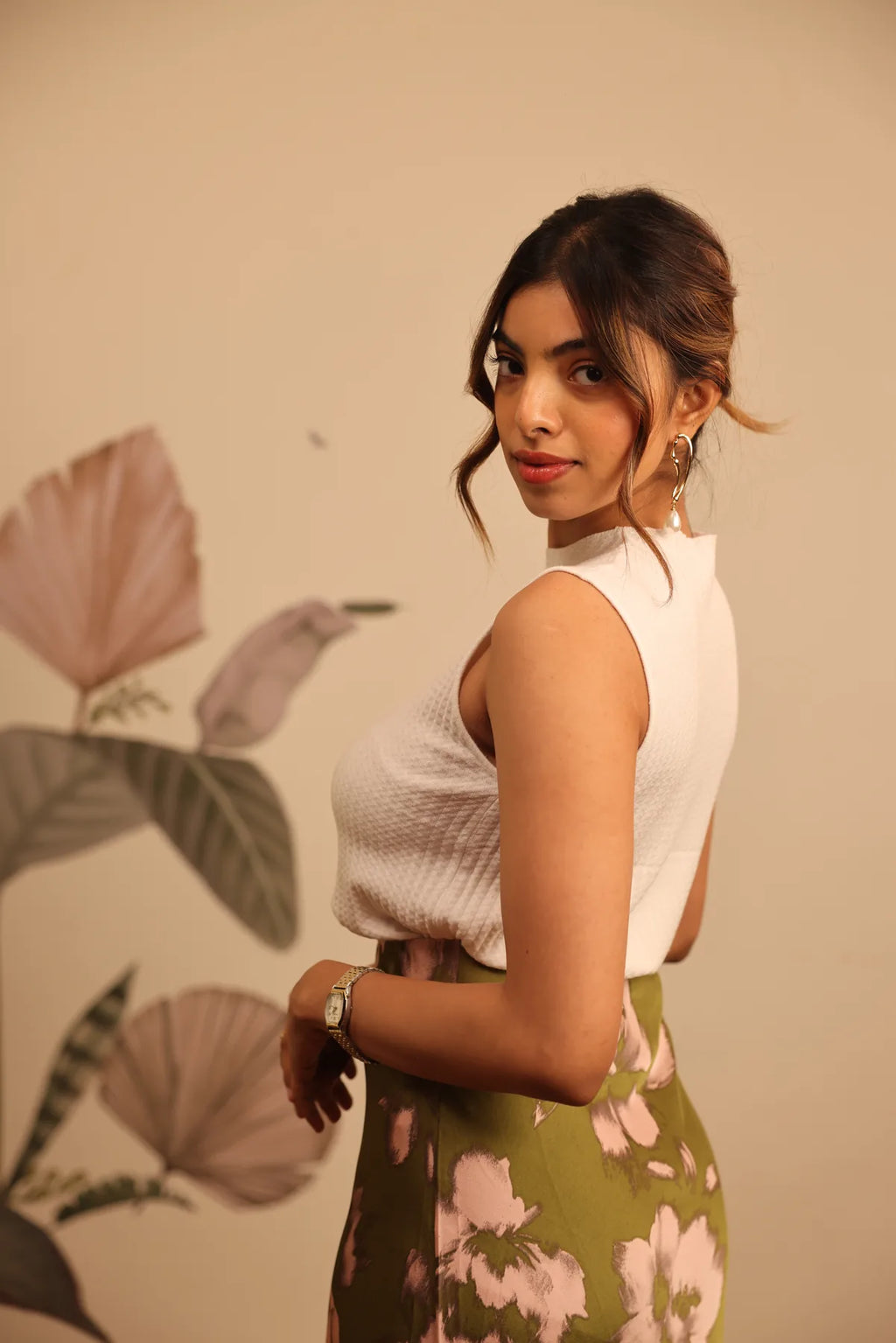 Olive Faye Botanical Skirt