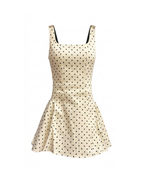 Ivory Mimi Polka Dress