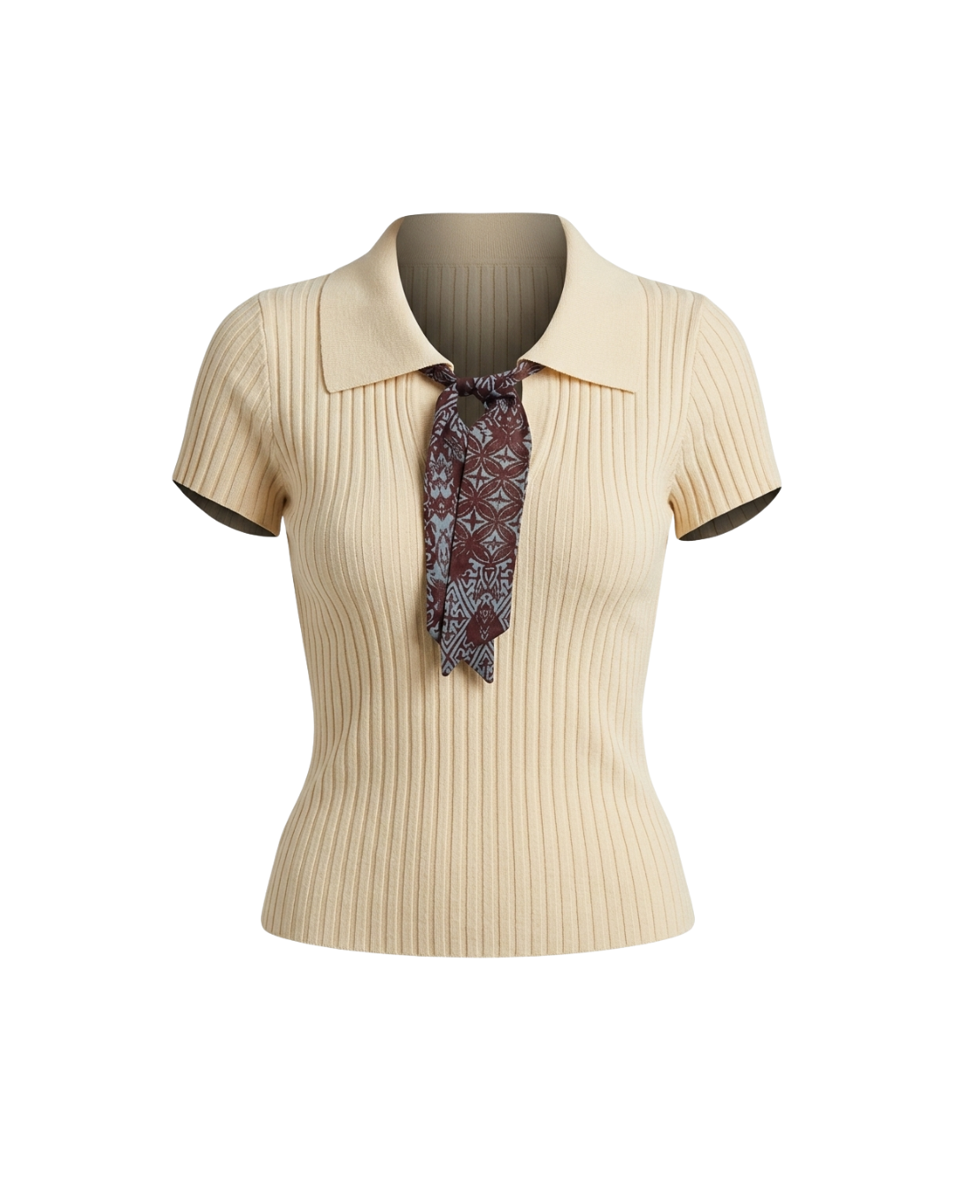 Beige Remi Scarf Top