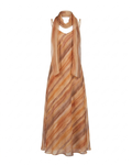 Brown Auri Scarf Dress