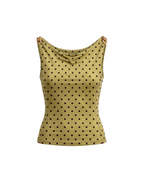 Olive Veya Polka Top