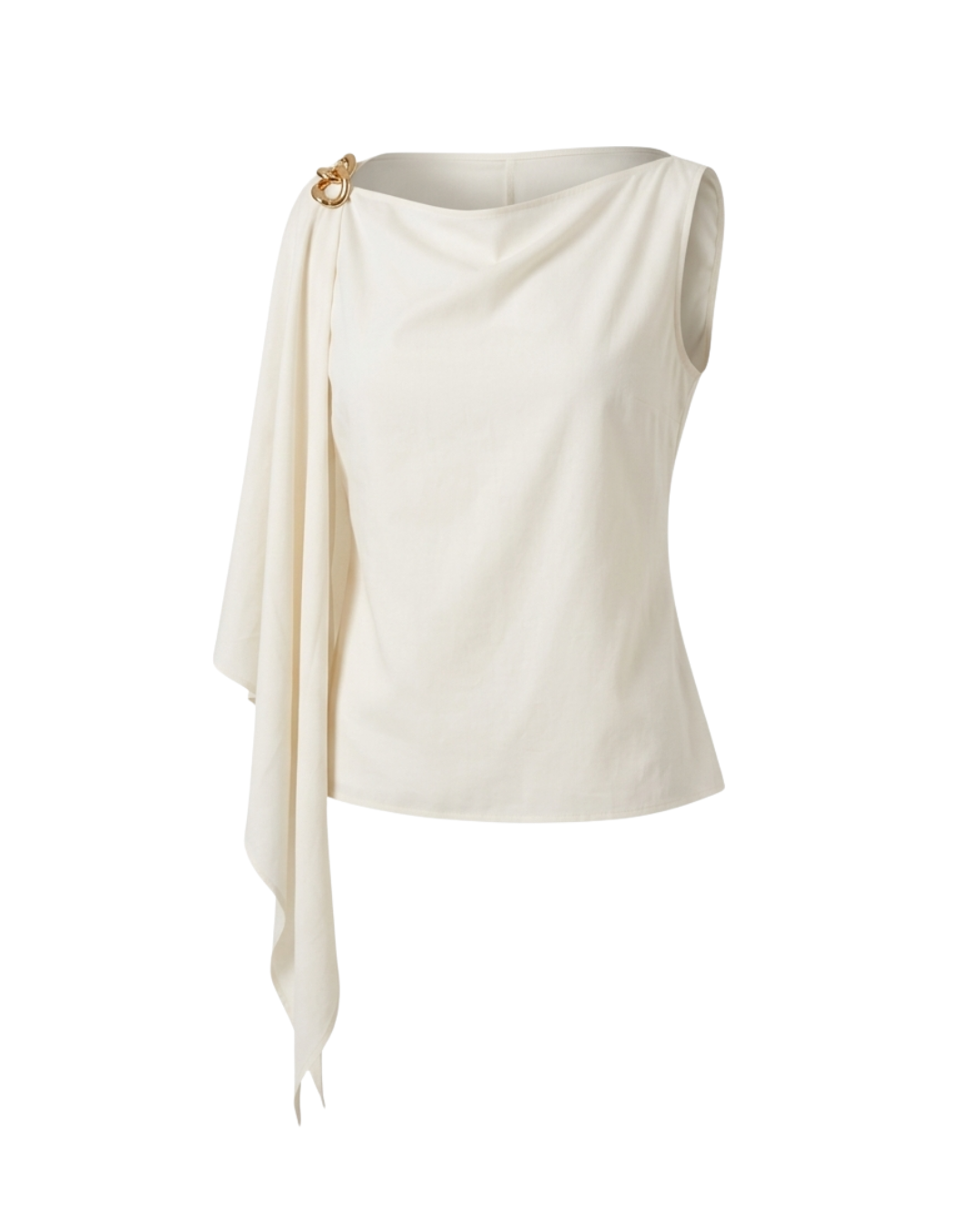 Ivory Vera Draped Top