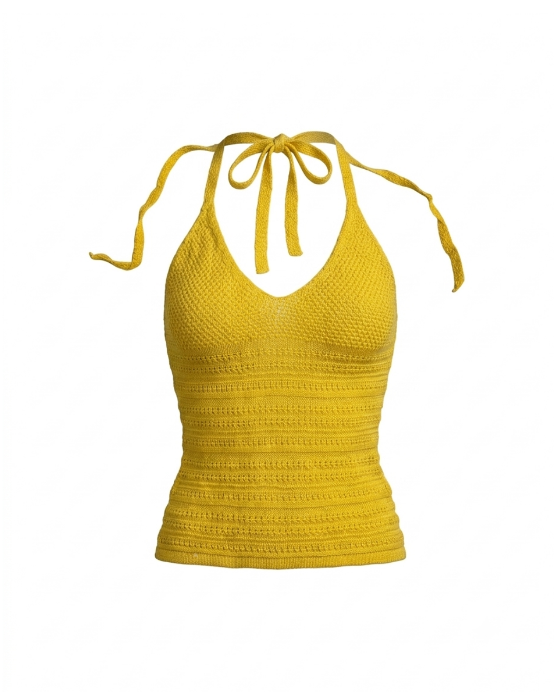 Yellow Nia Halter Top