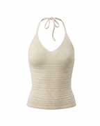 Ivory Nia Halter Top