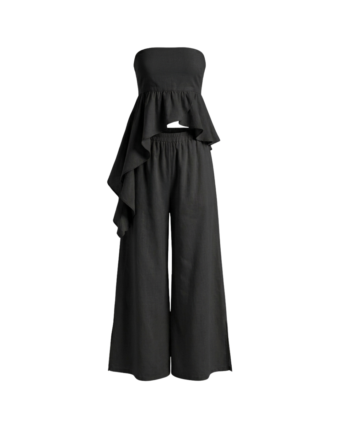 Black Alva Trouser Set