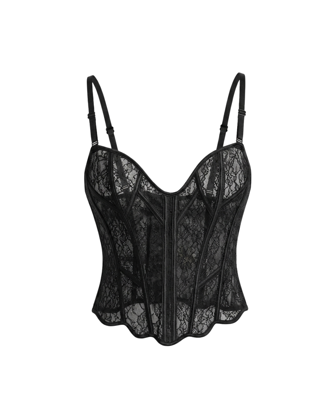 Black Neri Corset Top