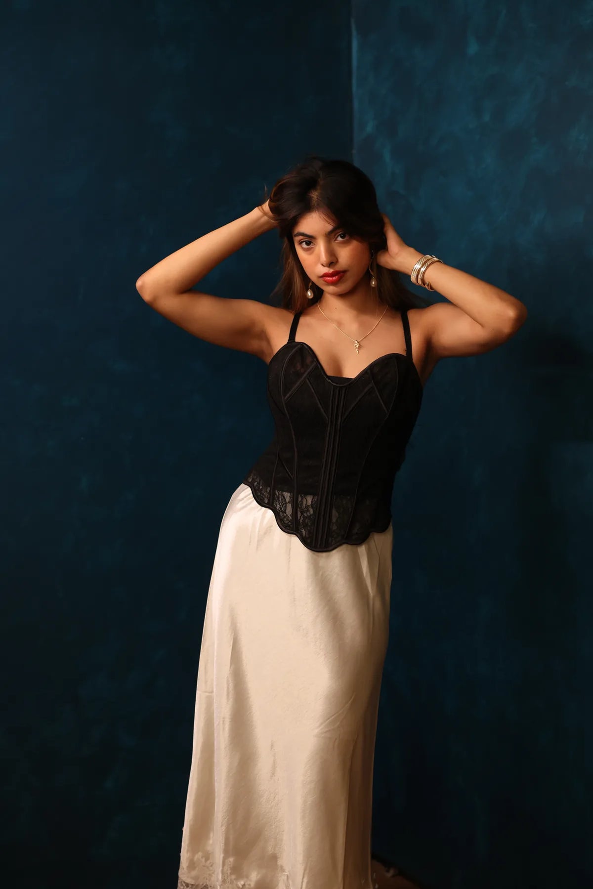 Black Neri Corset Top