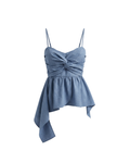 Blue Liva Twist Top