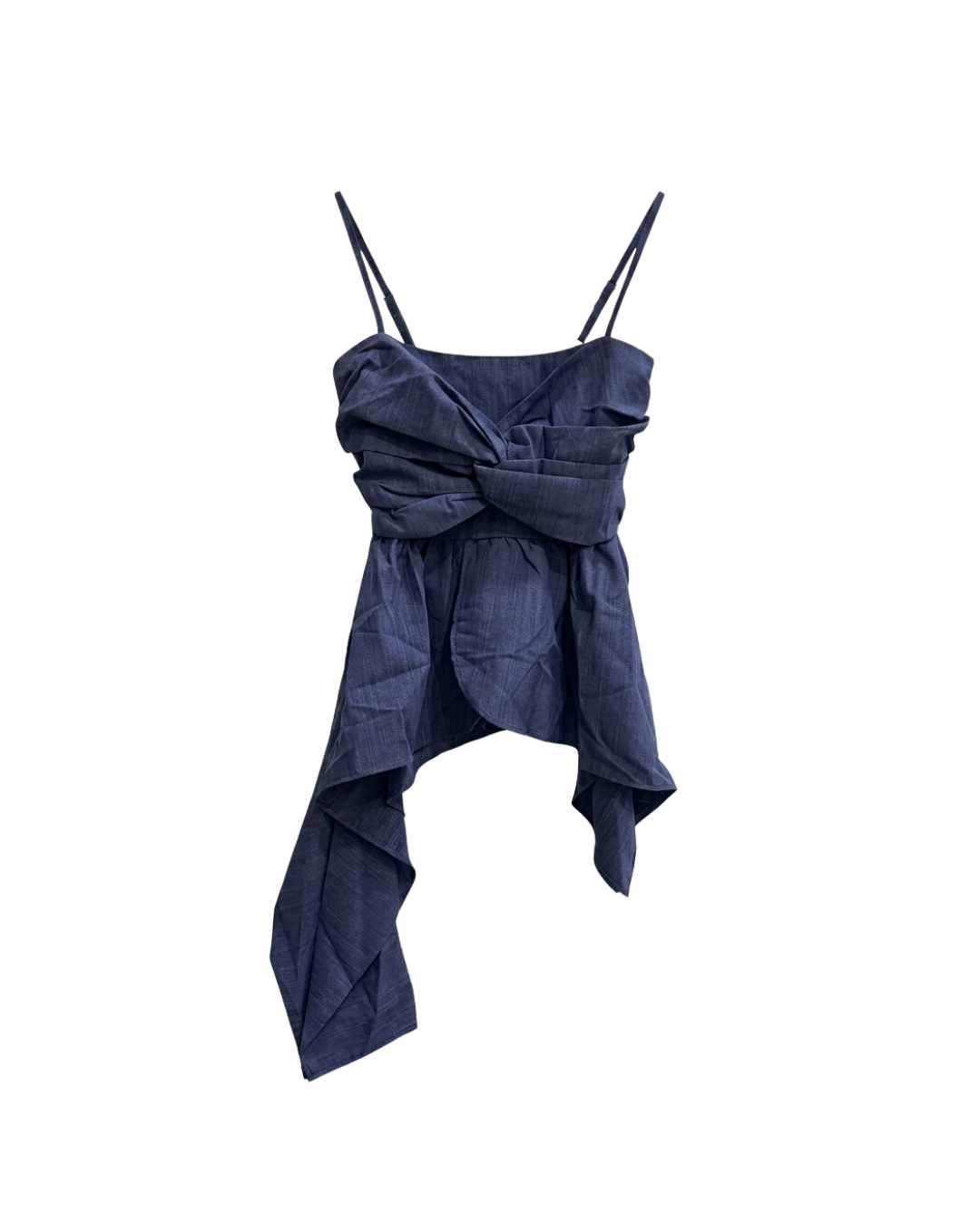 Navy Liva Twist Top