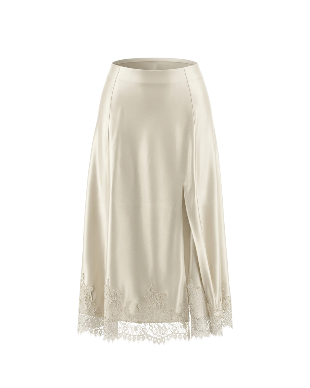 Ivory Sela Satin Skirt