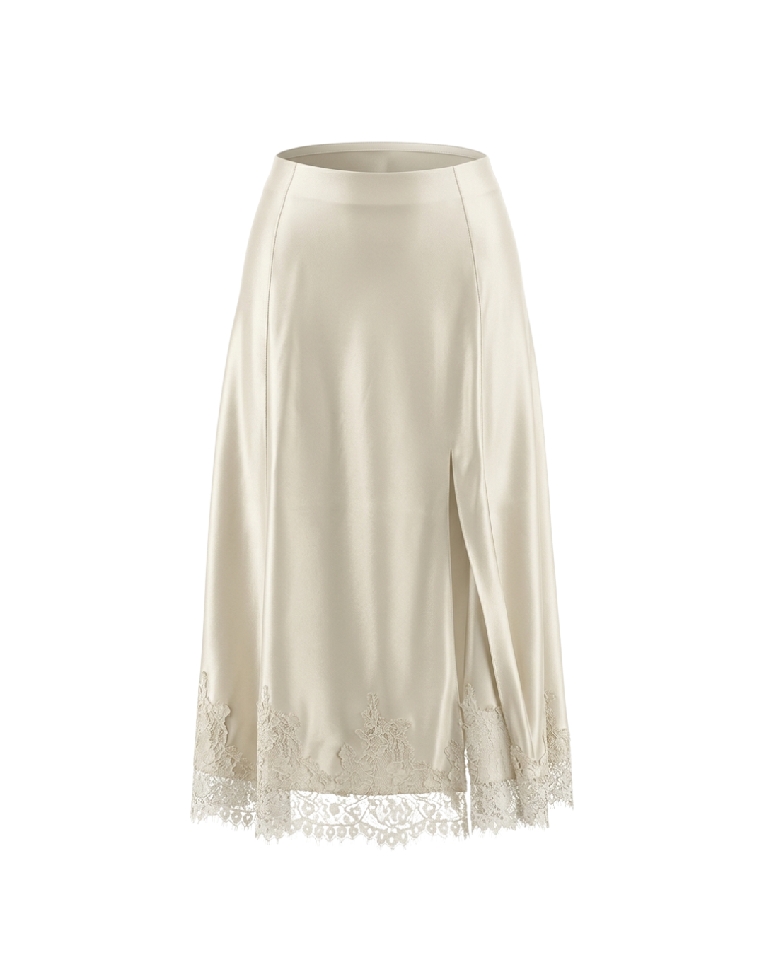 Ivory Sela Satin Skirt