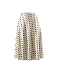 Ivory Miri Polka Skirt