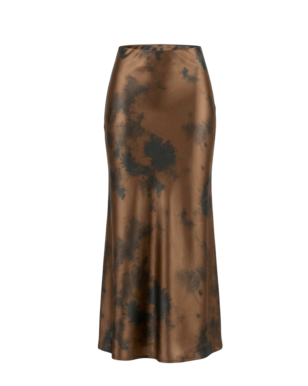 Brown Asta Fishtail Skirt