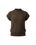 Brown Rue Textured Top
