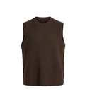 Brown Thea Ribbed Tank
