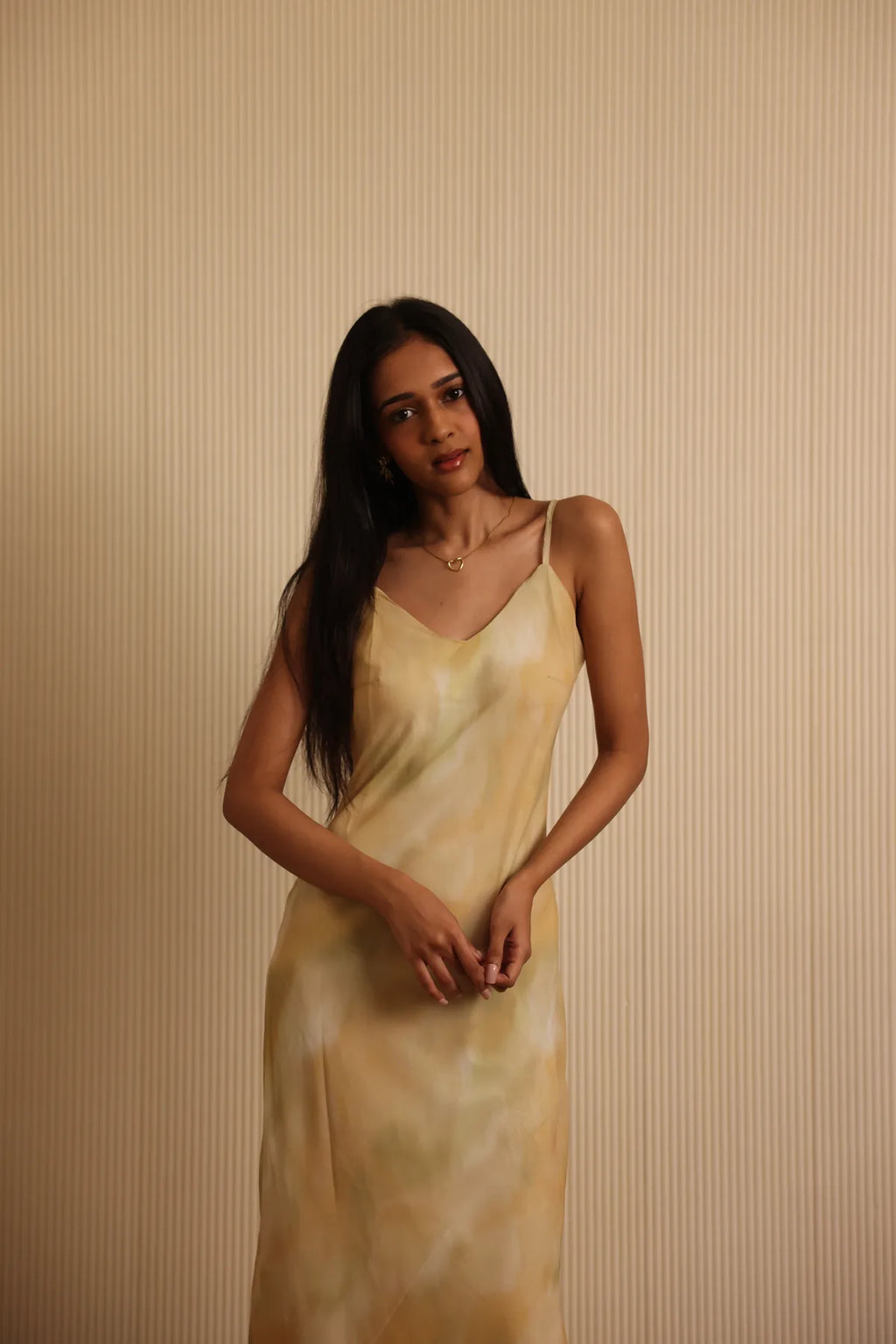Yellow Auri Scarf Dress