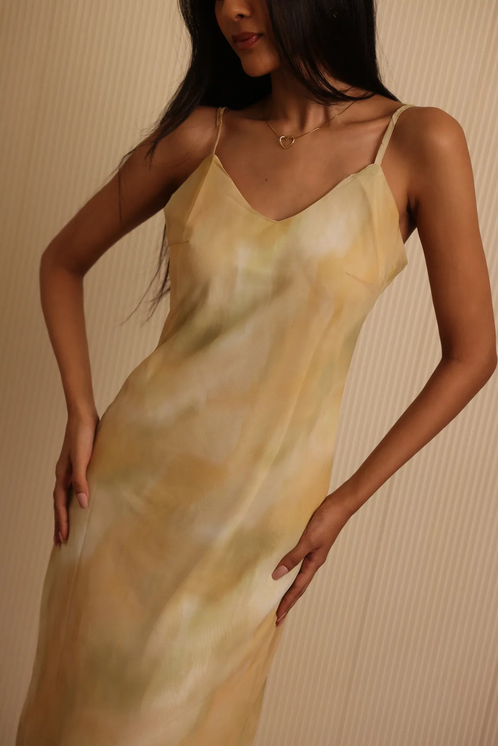 Yellow Auri Scarf Dress