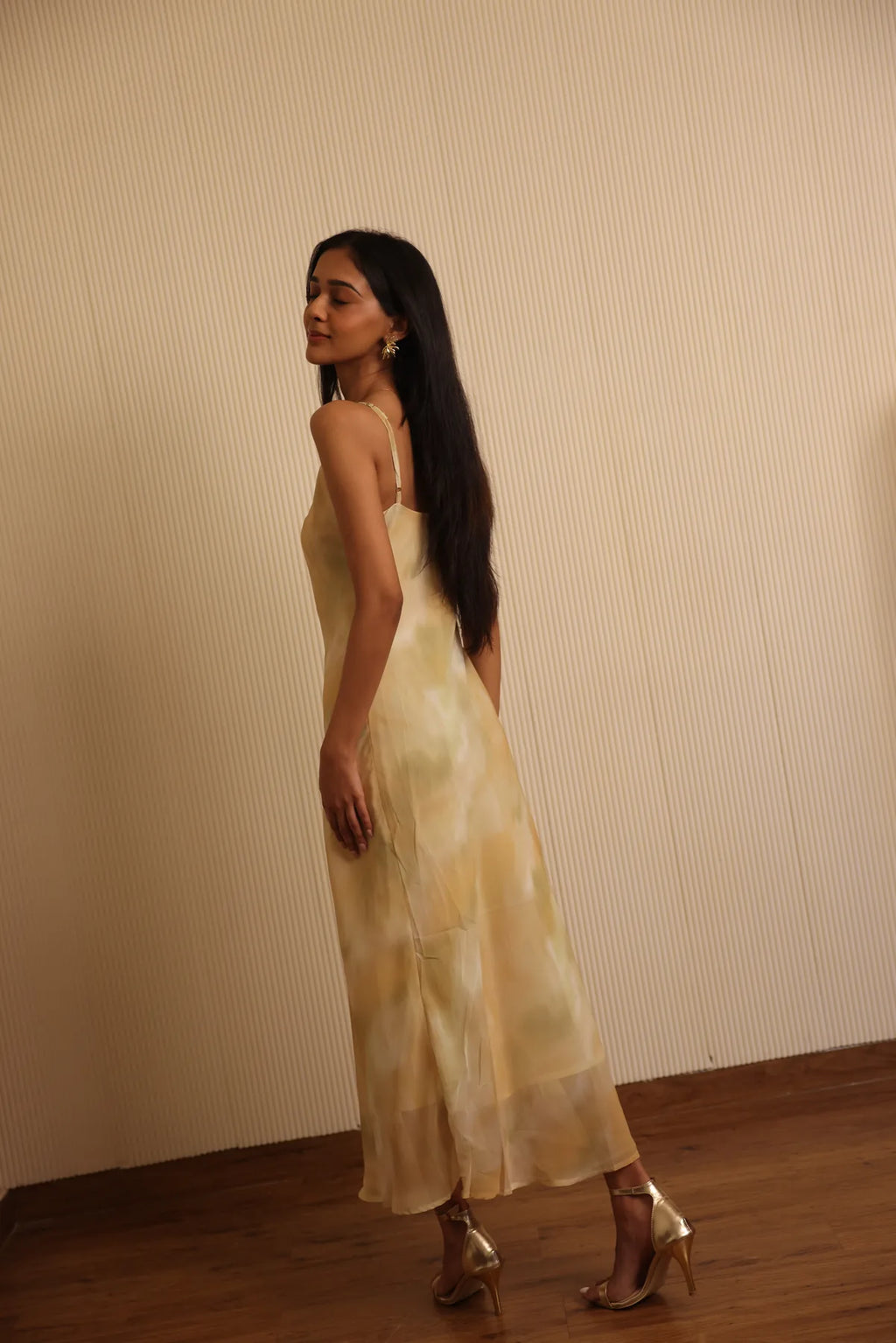 Yellow Auri Scarf Dress