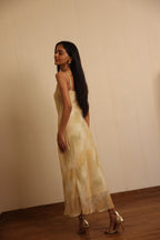 Yellow Auri Scarf Dress