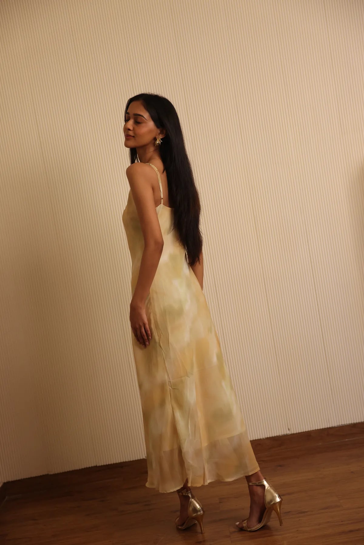 Yellow Auri Scarf Dress