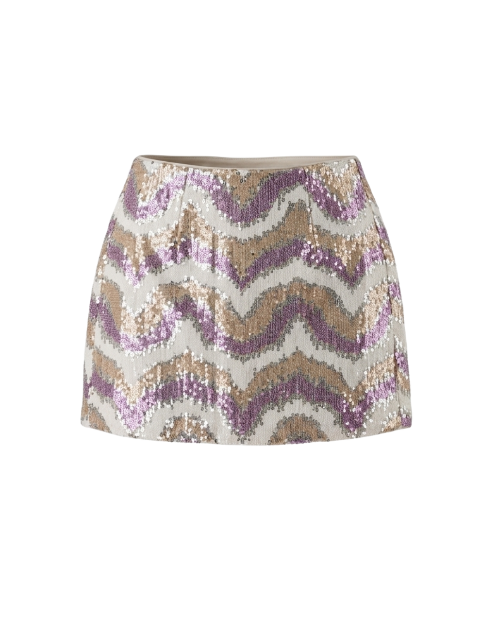 Blue Posy Printed Skirt