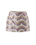 Blue Posy Printed Skirt