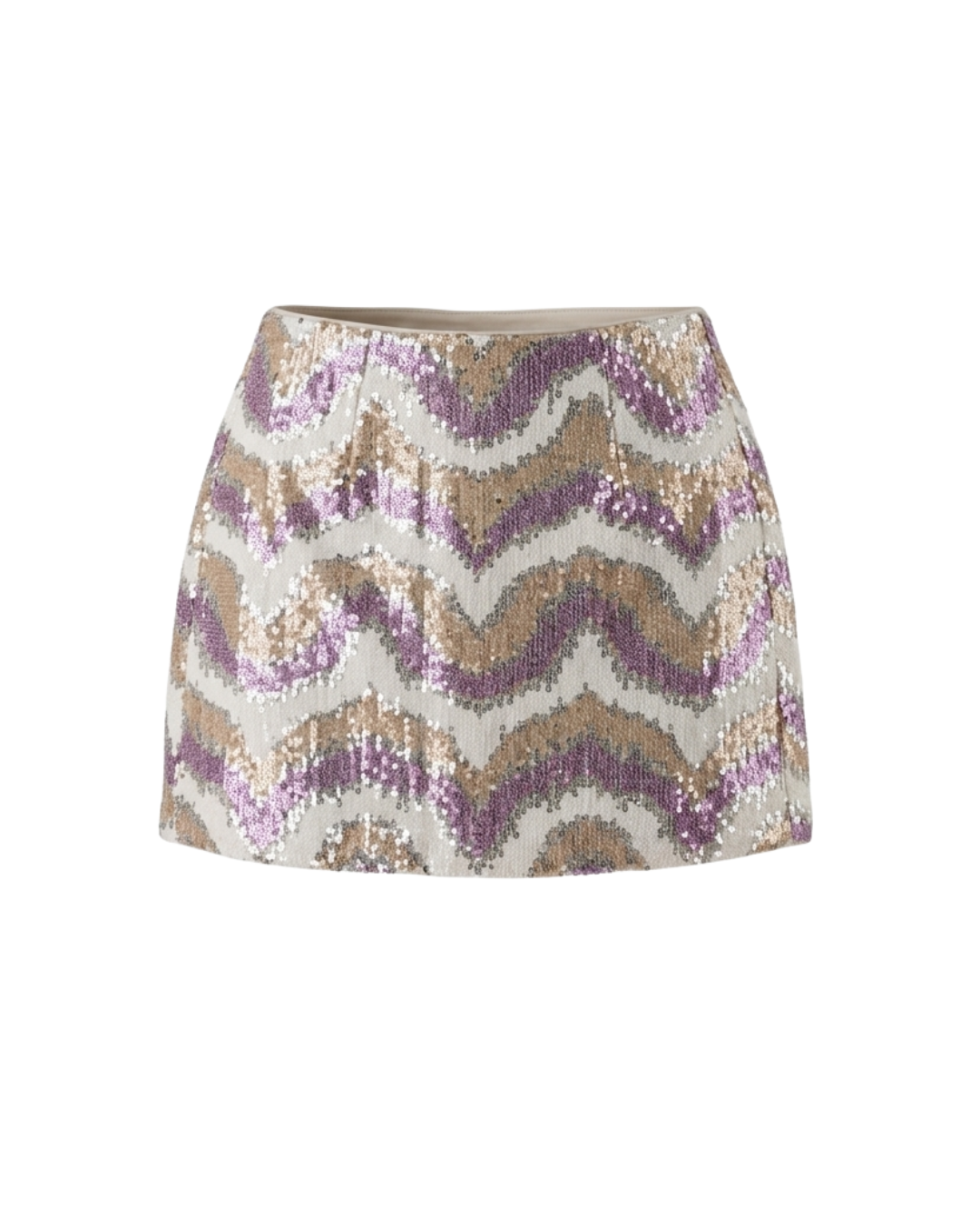 Blue Posy Printed Skirt