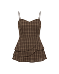 Brown Tavi Corset Top